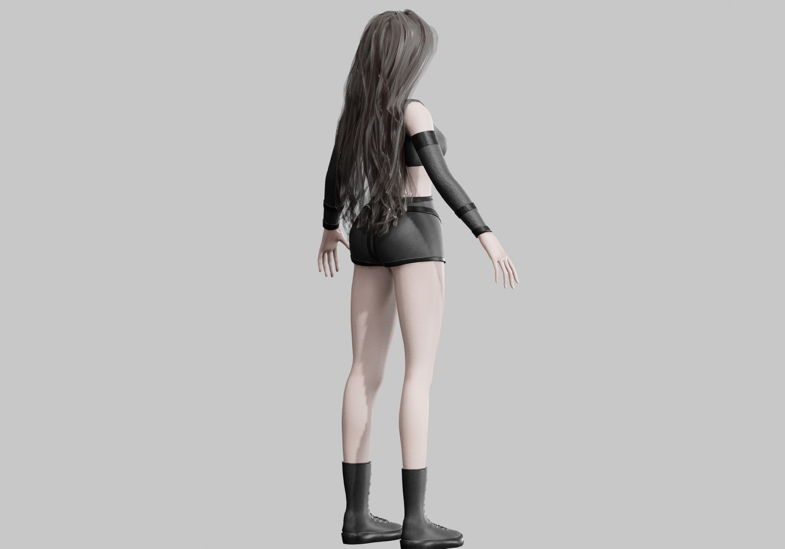Classic Basic Girl V43446 3D Model - TurboSquid 2281746