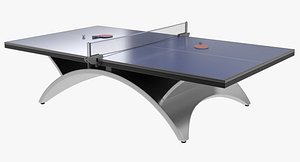 3d ping pong table model