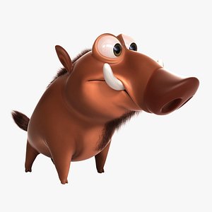 3D fantasy boar
