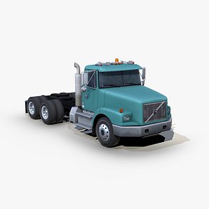 3D Volvo WG semi truck 2000