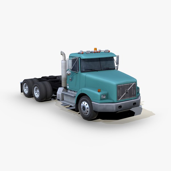 3D Volvo WG semi truck 2000
