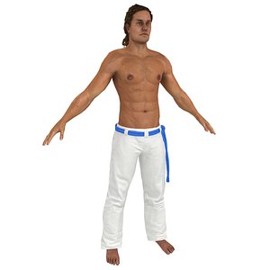 capoeira martial artist model