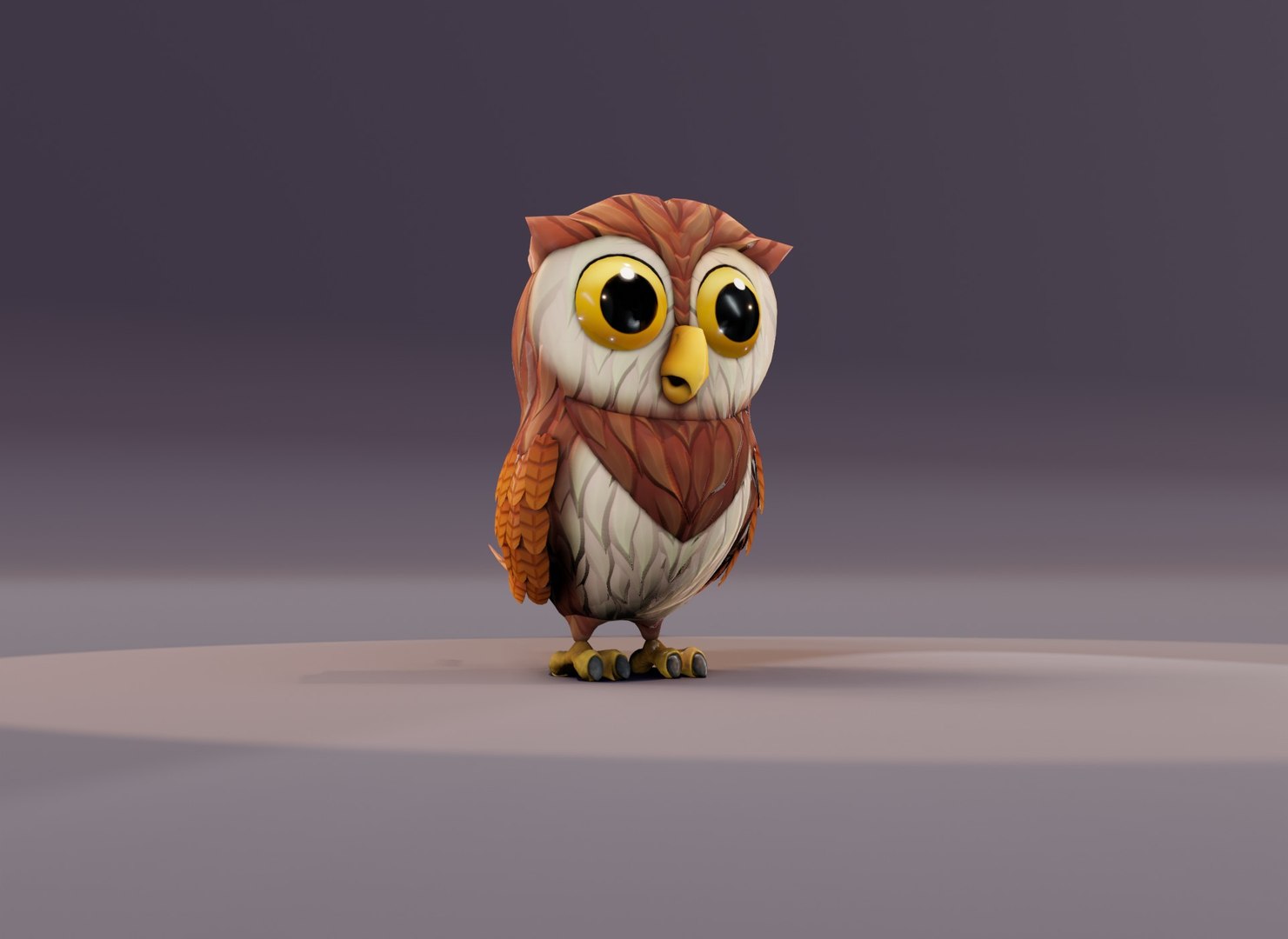 Owl Animations Model - TurboSquid 1697491