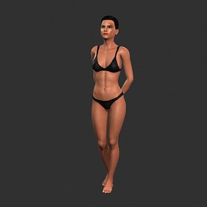 Beautiful Woman -Rigged 3d character model