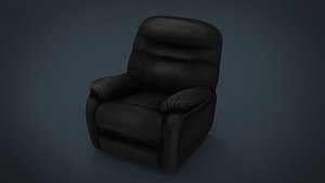 3D leather chair model