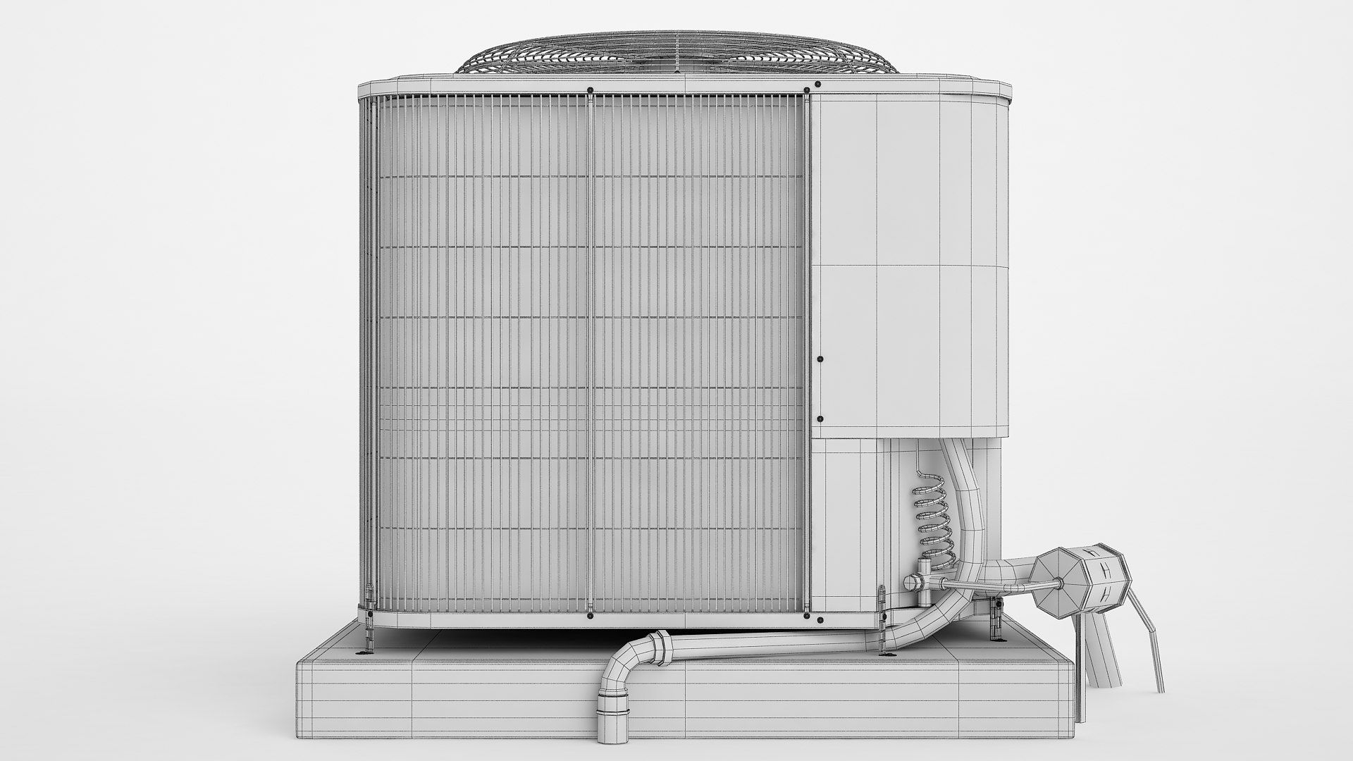 3D Air Conditioner Condenser 01 - TurboSquid 1614938