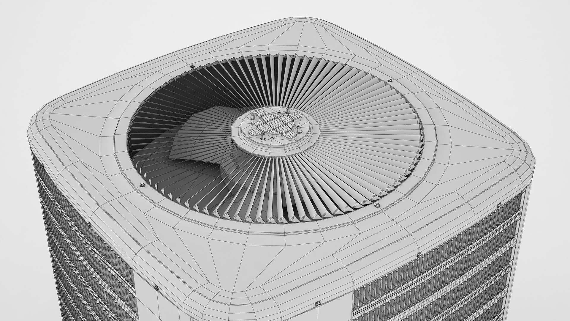 3D Air Conditioner Condenser 01 - TurboSquid 1614938