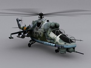 3D mi24 hind