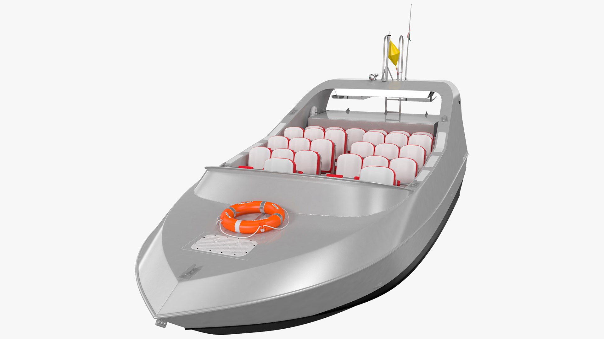 Moggaro 950 WJ Boat Silver 3D model preview