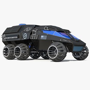 nasa futuristic mars rover 3D model