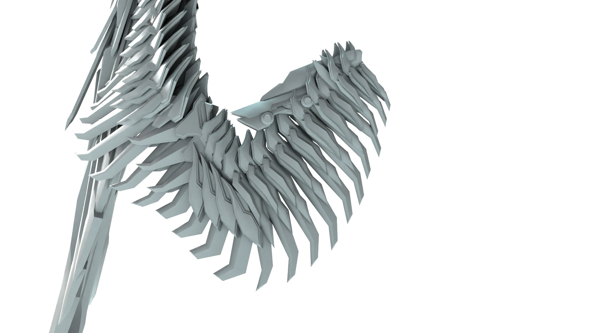Rigged Mechanical Wings 3D Model 3D - TurboSquid 2501469