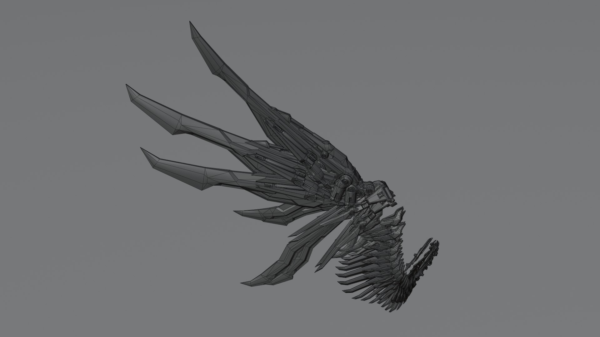 Rigged Mechanical Wings 3D Model 3D - TurboSquid 2501469