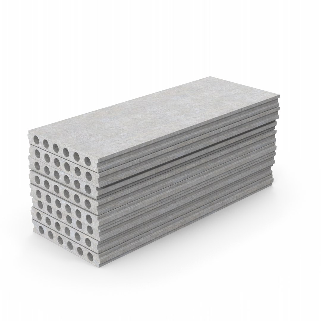 Stack Of Concrete Slabs 3D - TurboSquid 2142070