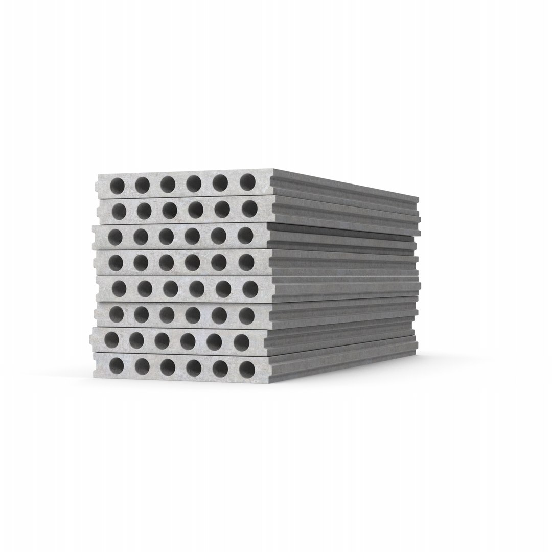 Stack Of Concrete Slabs 3D - TurboSquid 2142070