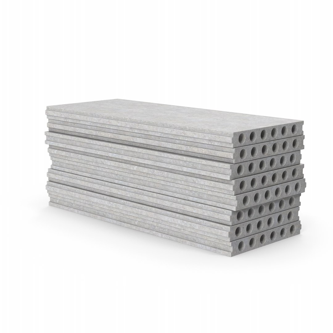 Stack Of Concrete Slabs 3D - TurboSquid 2142070