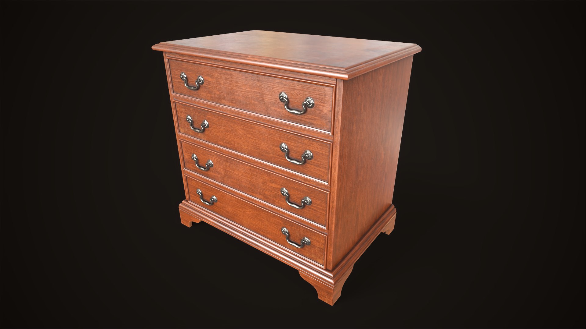 3D Model Vintage Commode - TurboSquid 2070745