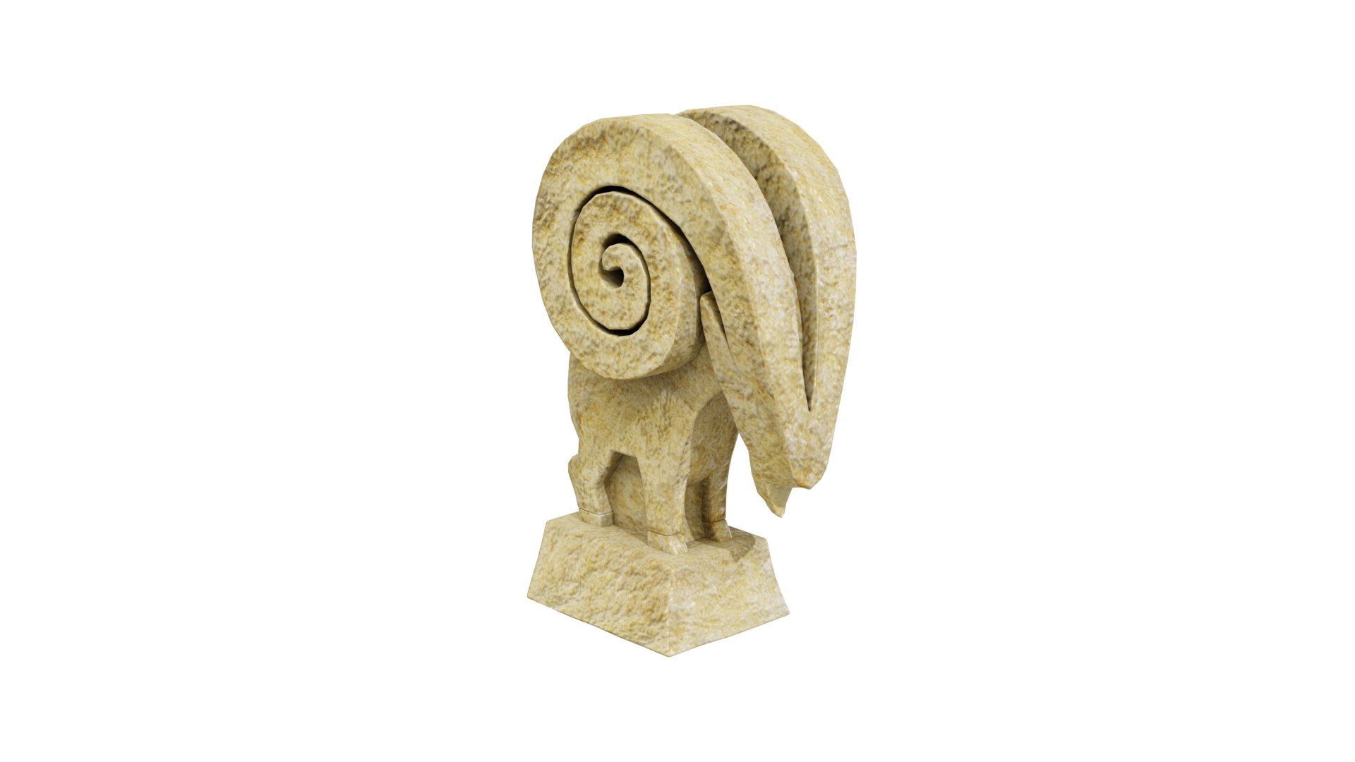 3D Statue Ram - TurboSquid 2244800