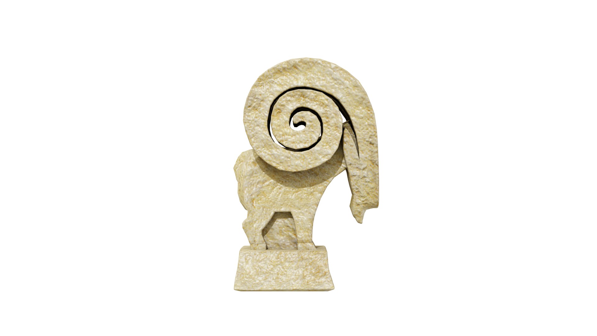 3D Statue Ram - TurboSquid 2244800