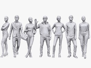 3D people casual pack 11 model