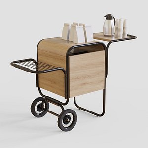 Mini Coffee Cart 3D