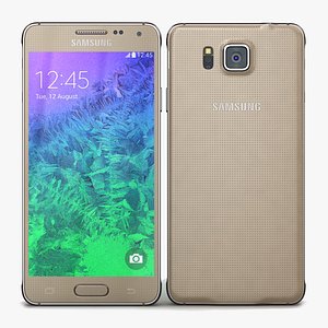 Samsung Galaxy Alpha Frosted Gold