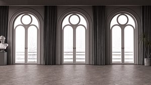 3D Luxury Wall model