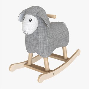 Rocking lamb ride-on model