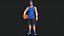 Basketball Stylized White Player