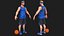 Basketball Stylized White Player
