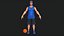 Basketball Stylized White Player