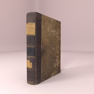 3D old book model