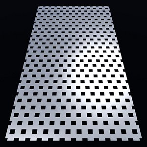 3D Perforated panel with 23 percent opening 25O140 model