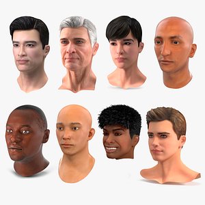 Male Heads Collection 5 model