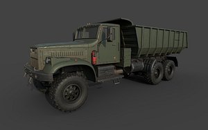 Kraz 255B Dump Truck 3D
