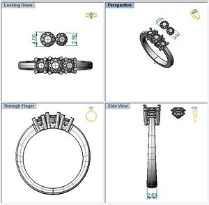 3D model ring