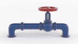 Gas Pipe 3D model