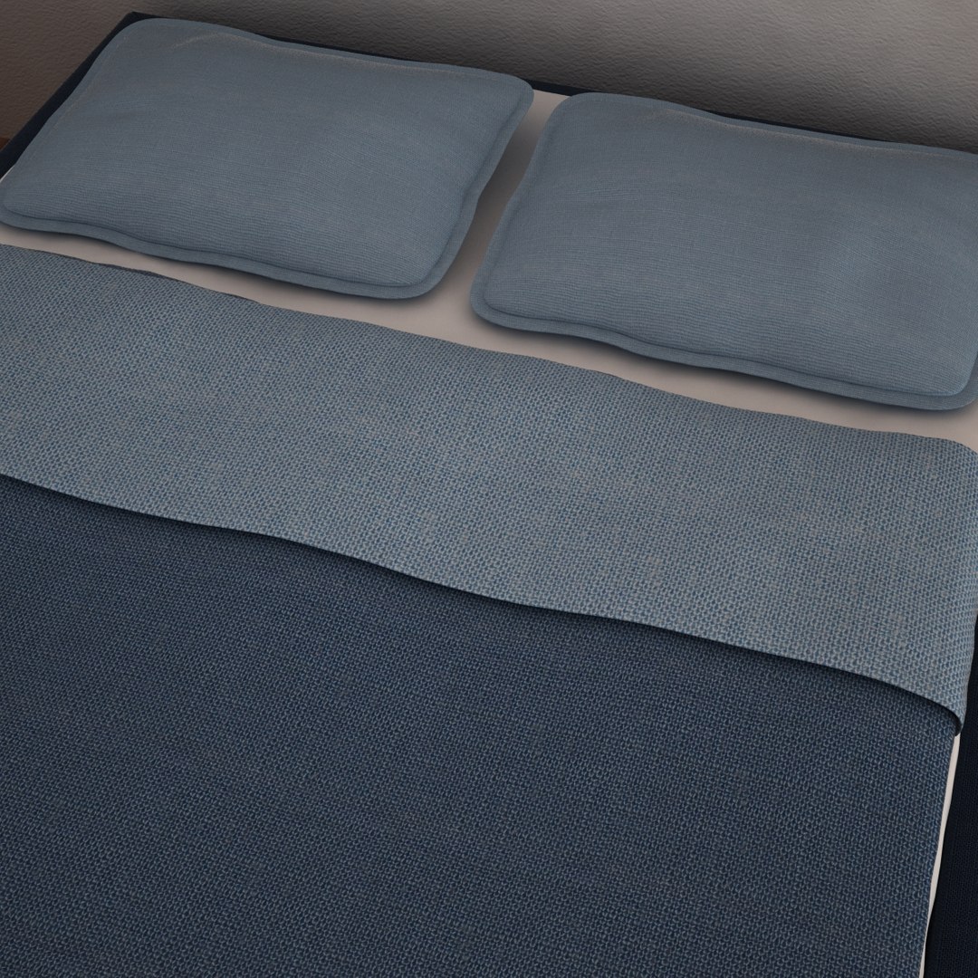 3d Model Bed Ikea Grimen