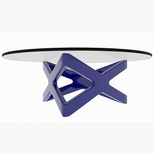 minimalist colored x triangle 3D
