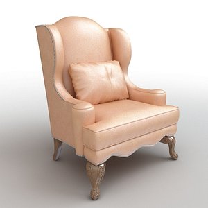 armchair club throw 3d max