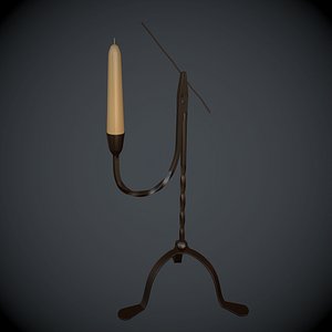 3ds max 18th century rush light