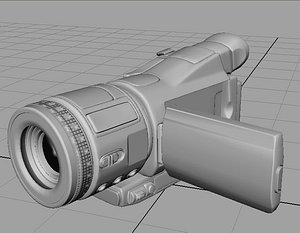 digital camcorder 3d model