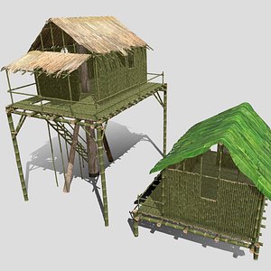 3D Jungle tree house