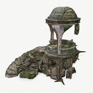old temple 3D model