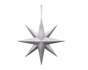 Star wall decoration with hanger