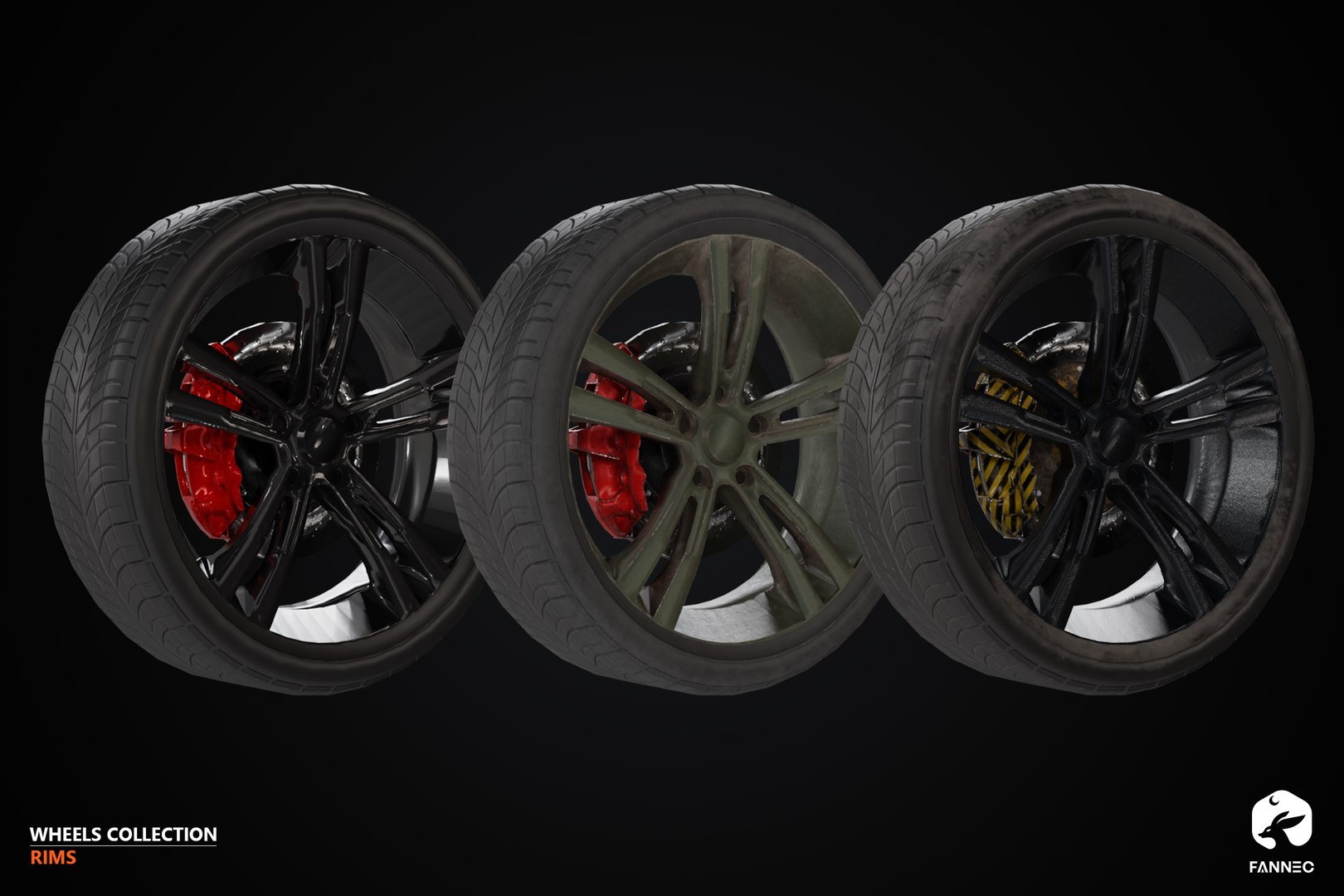 RIMS - Wheels Collection - Blender FBX 3D Model - TurboSquid 2268398