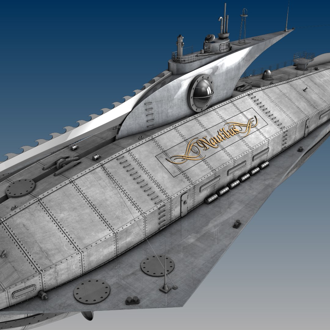 nautilus submarine 3D Model in Submarine 3DExport