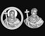 3D Saint Augustine Bas Relief And Pendant 3D print model