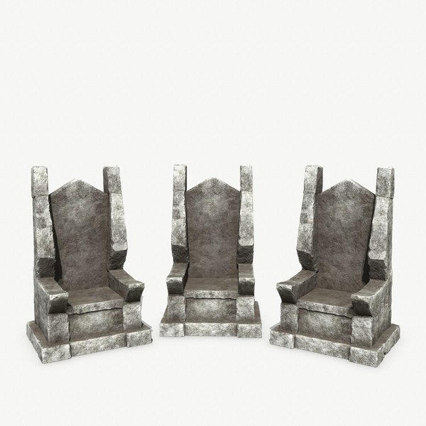 modelo 3d Trono de piedra - TurboSquid 2276142