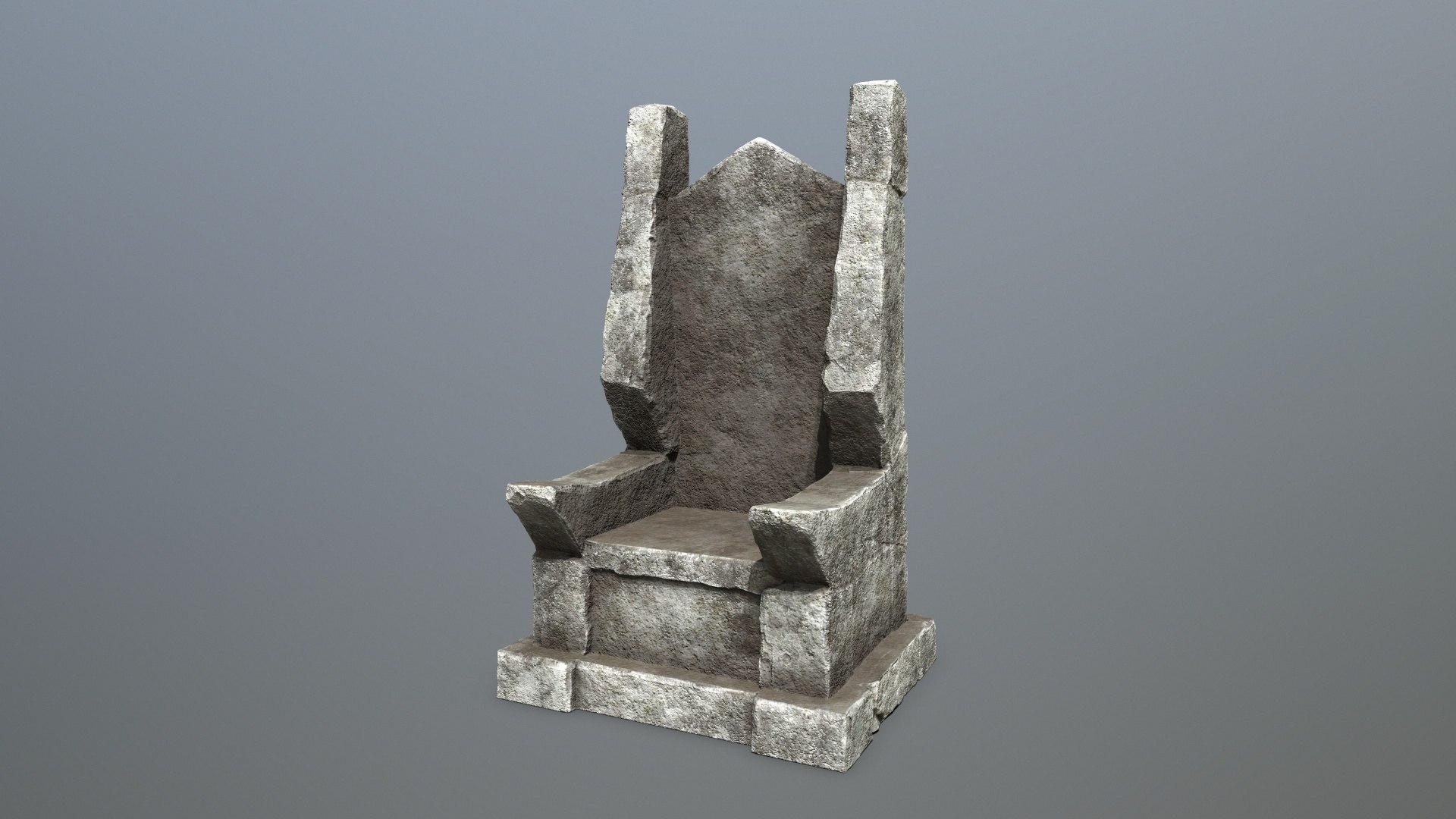 Stone Throne 3D Model - TurboSquid 2276142