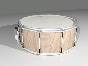 snare drum 3d model